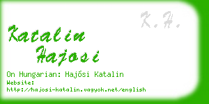katalin hajosi business card
